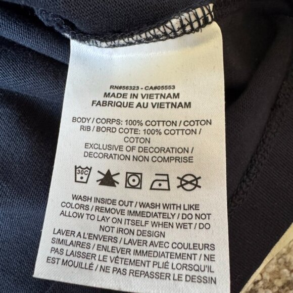 Nike x Jacquemas Mens M Logo Tee Navy Blue Short Sleeve T-Shirt Shirt Top Swoosh - Picture 6 of 6